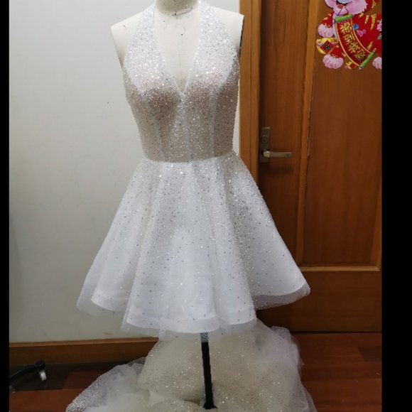 Lace and Liberty Custom Made 2 Piece Wedding Dress - Picture 8 of 10